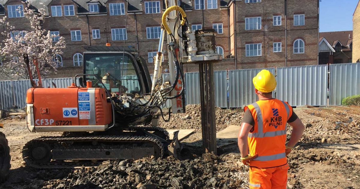 Piling Contractors in London, KHB Piling